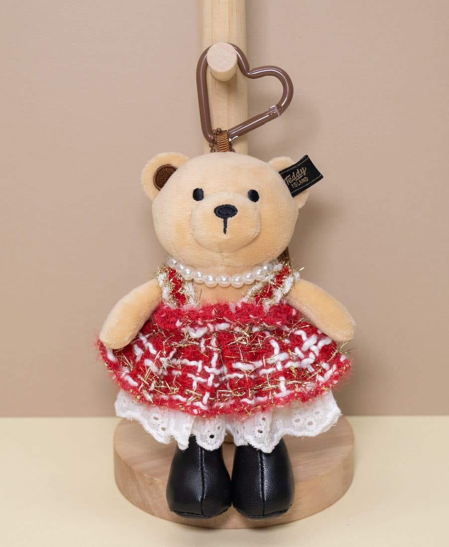 Teddy Island 粗花呢芭蕾小熊挂件 - LovelyJoy 毛绒玩具 2