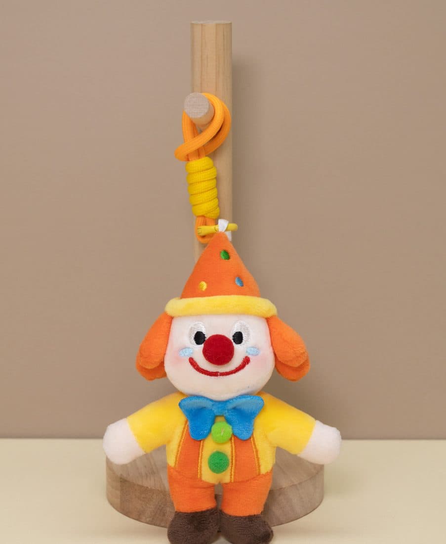 橙色小丑挂件 — LovelyJoy custom plush toy