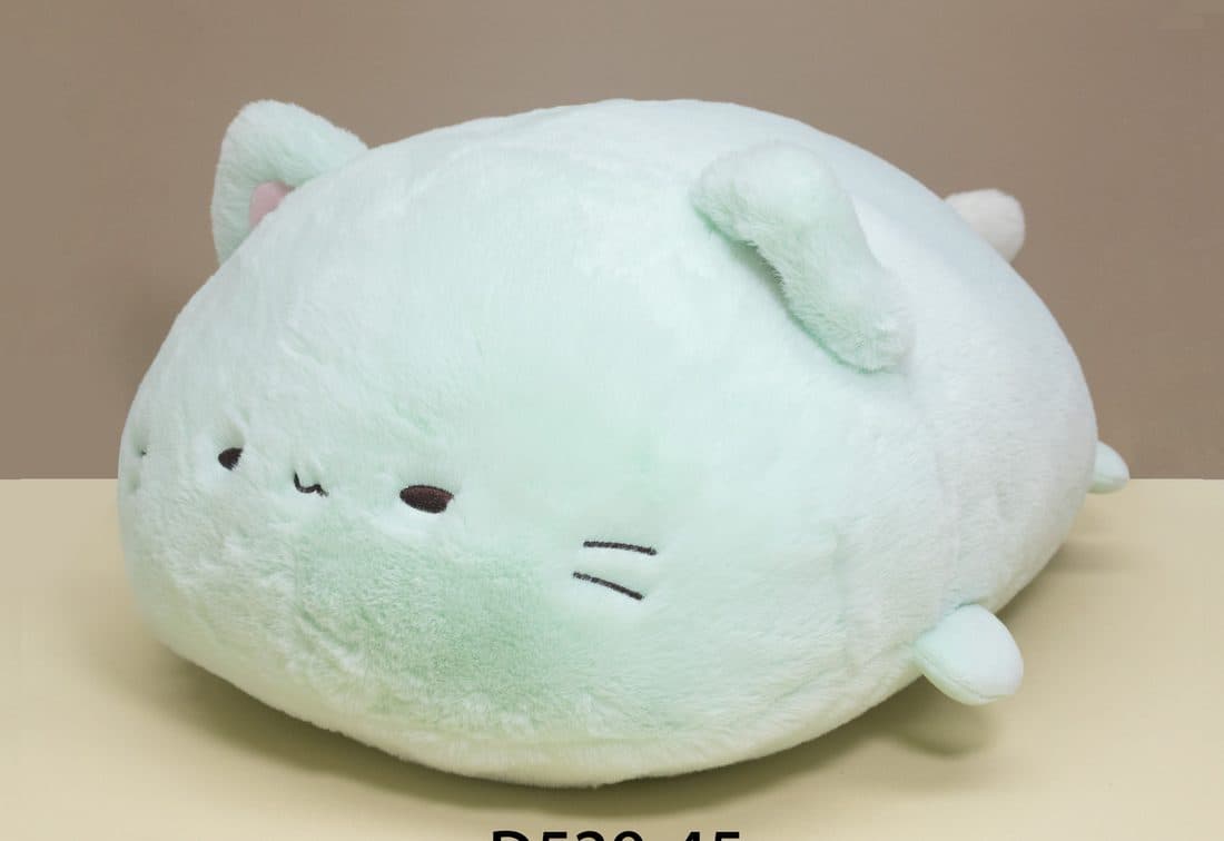薄荷猫咪麻薯抱枕 — LovelyJoy custom plush toy