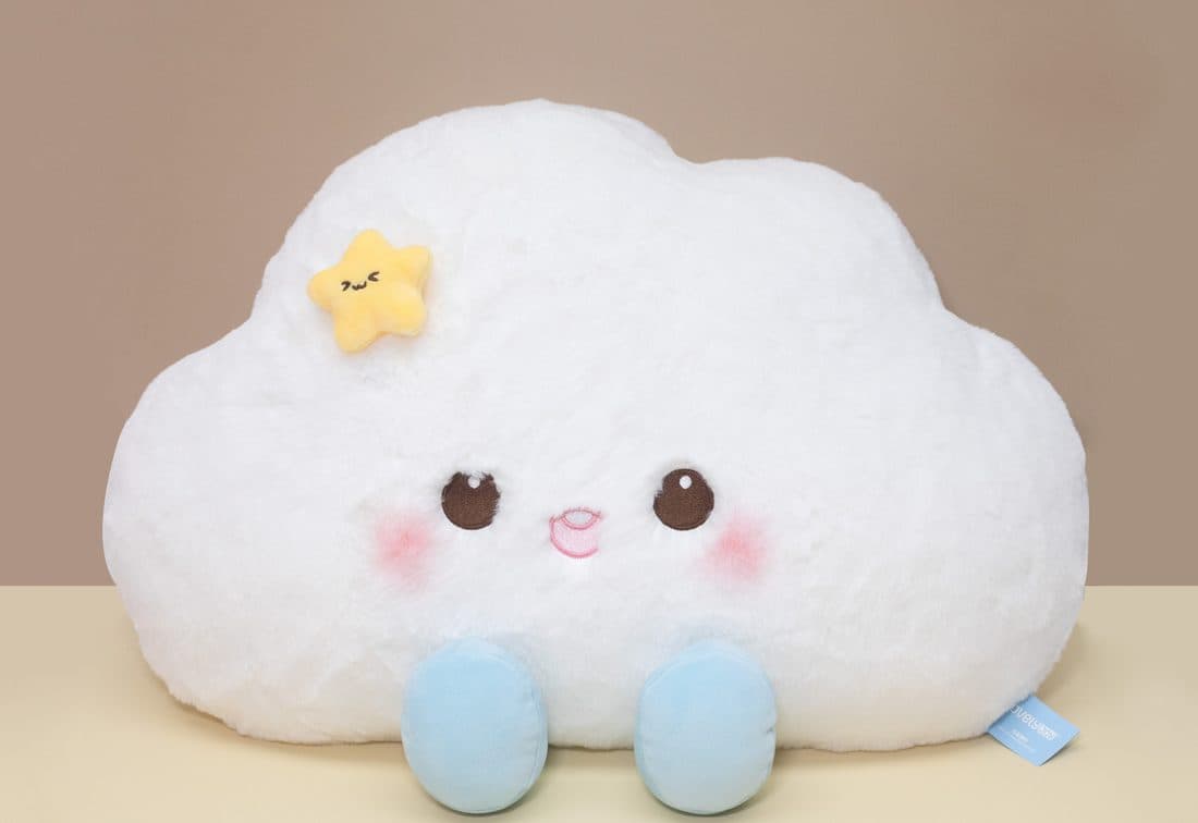 微笑云朵抱枕 — LovelyJoy custom plush toy