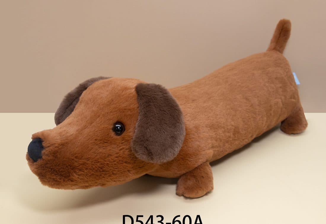 腊肠犬长条抱枕 — LovelyJoy custom plush toy