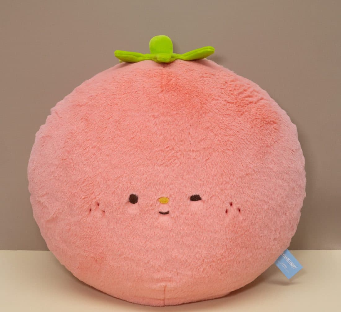 水蜜桃圆抱枕 — LovelyJoy custom plush toy
