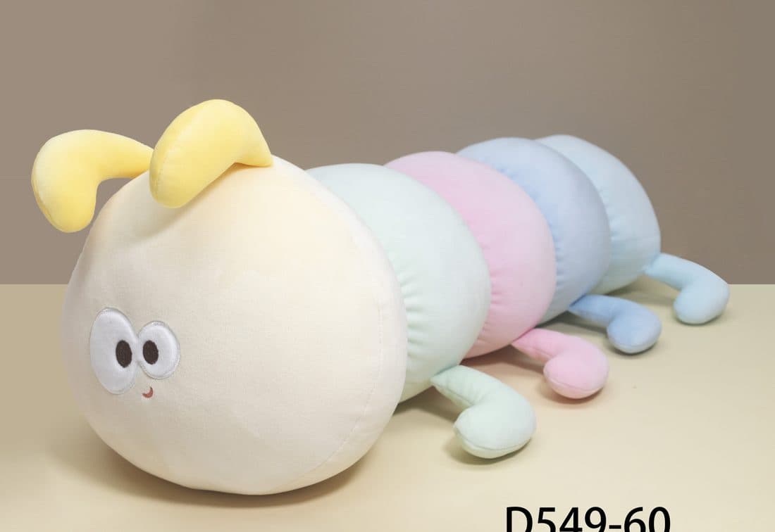 彩虹毛毛虫 — LovelyJoy custom plush toy