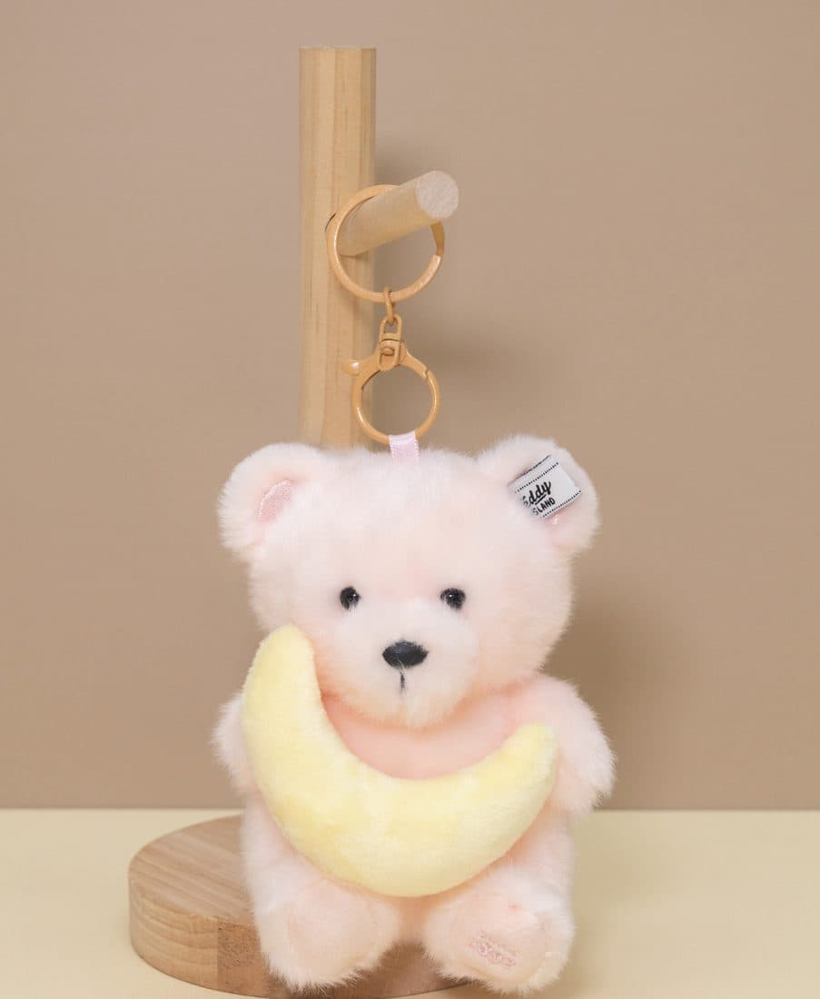 Teddy Island 抱月小熊挂件 — LovelyJoy custom plush toy