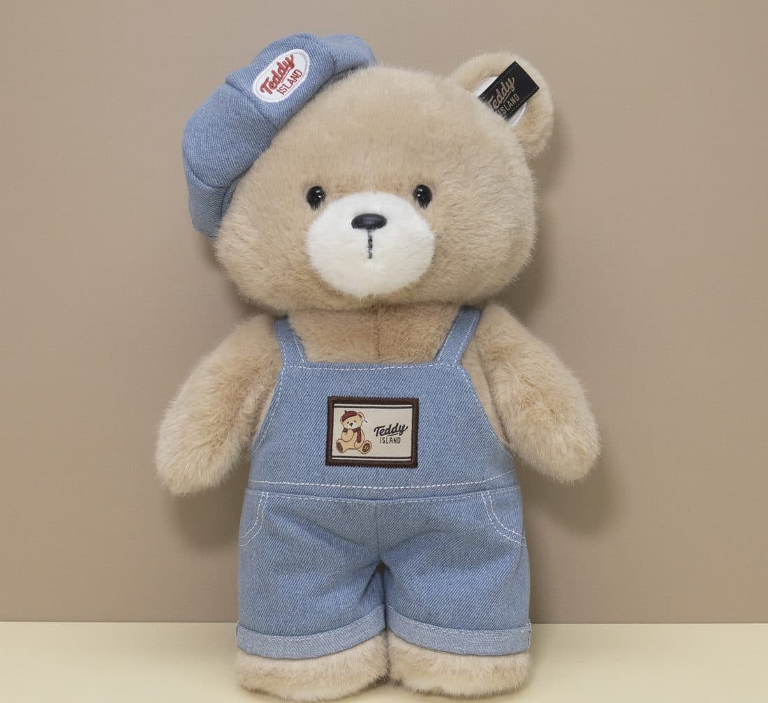 Teddy Island 牛仔背带泰迪熊 — LovelyJoy custom plush toy
