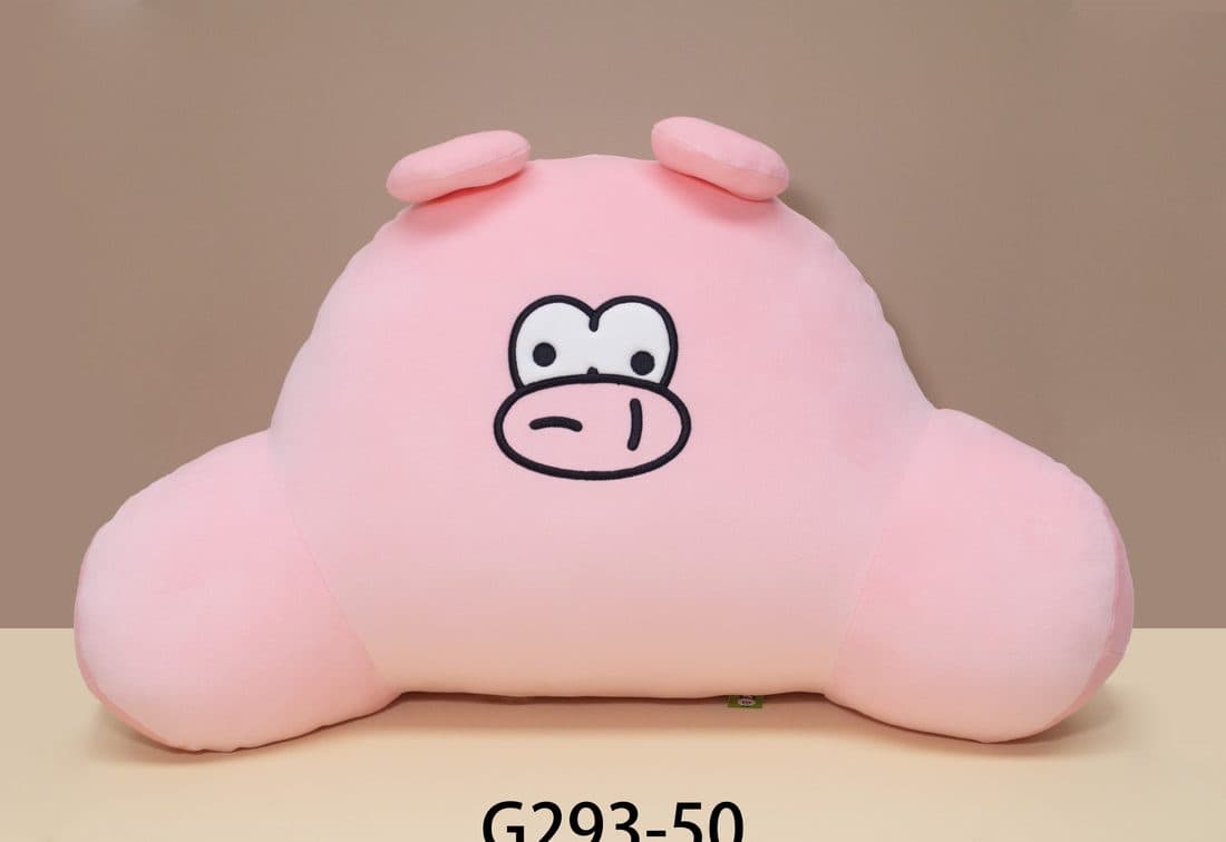 猪头靠腰枕 — LovelyJoy custom plush toy
