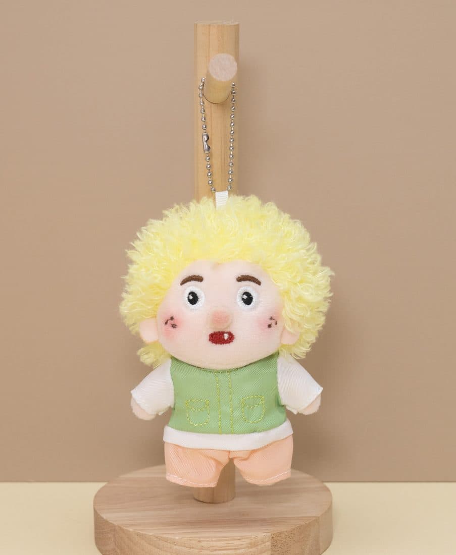 卷发娃娃挂件 — LovelyJoy custom plush toy