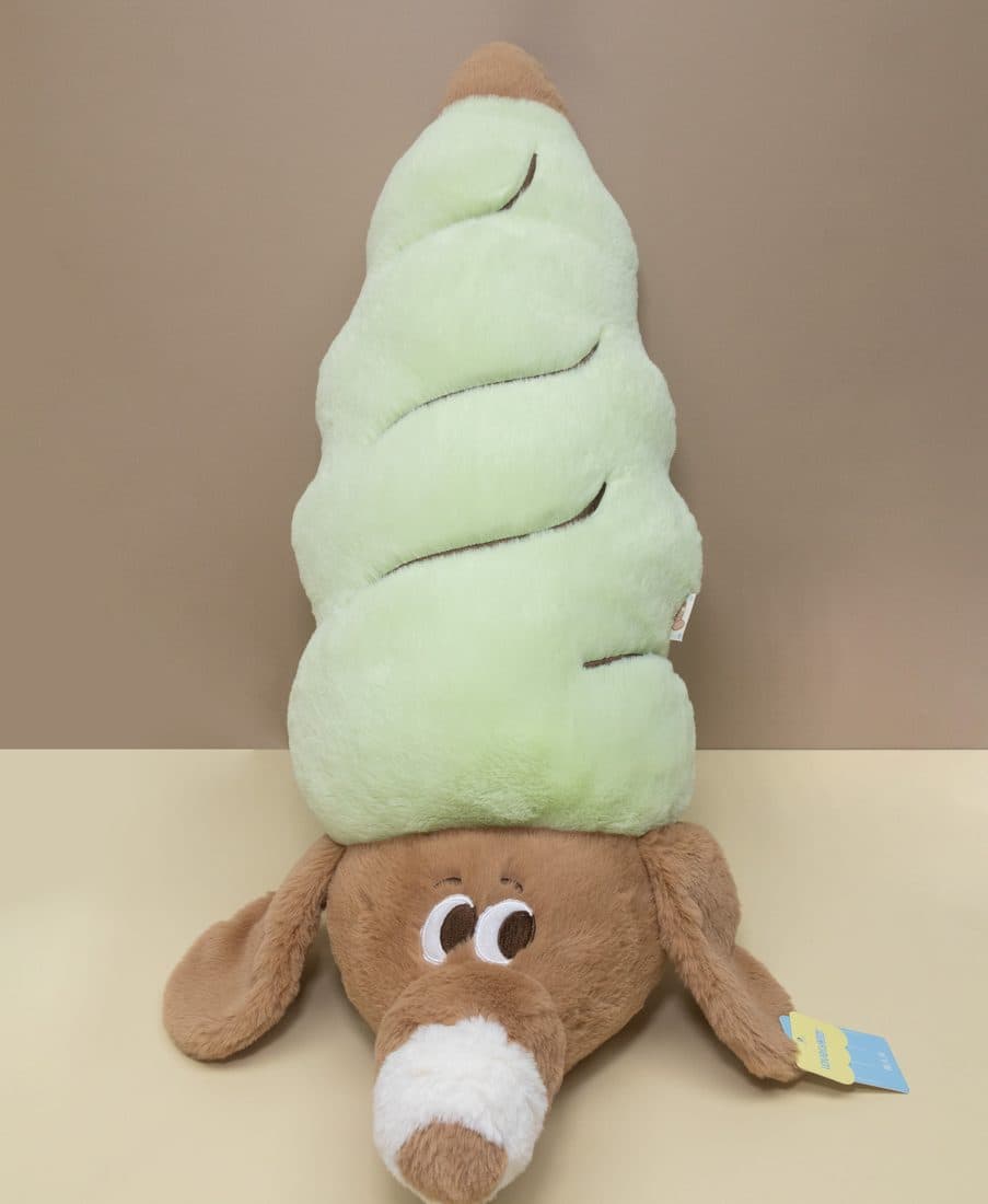 冰淇淋小狗抱枕 — LovelyJoy custom plush toy