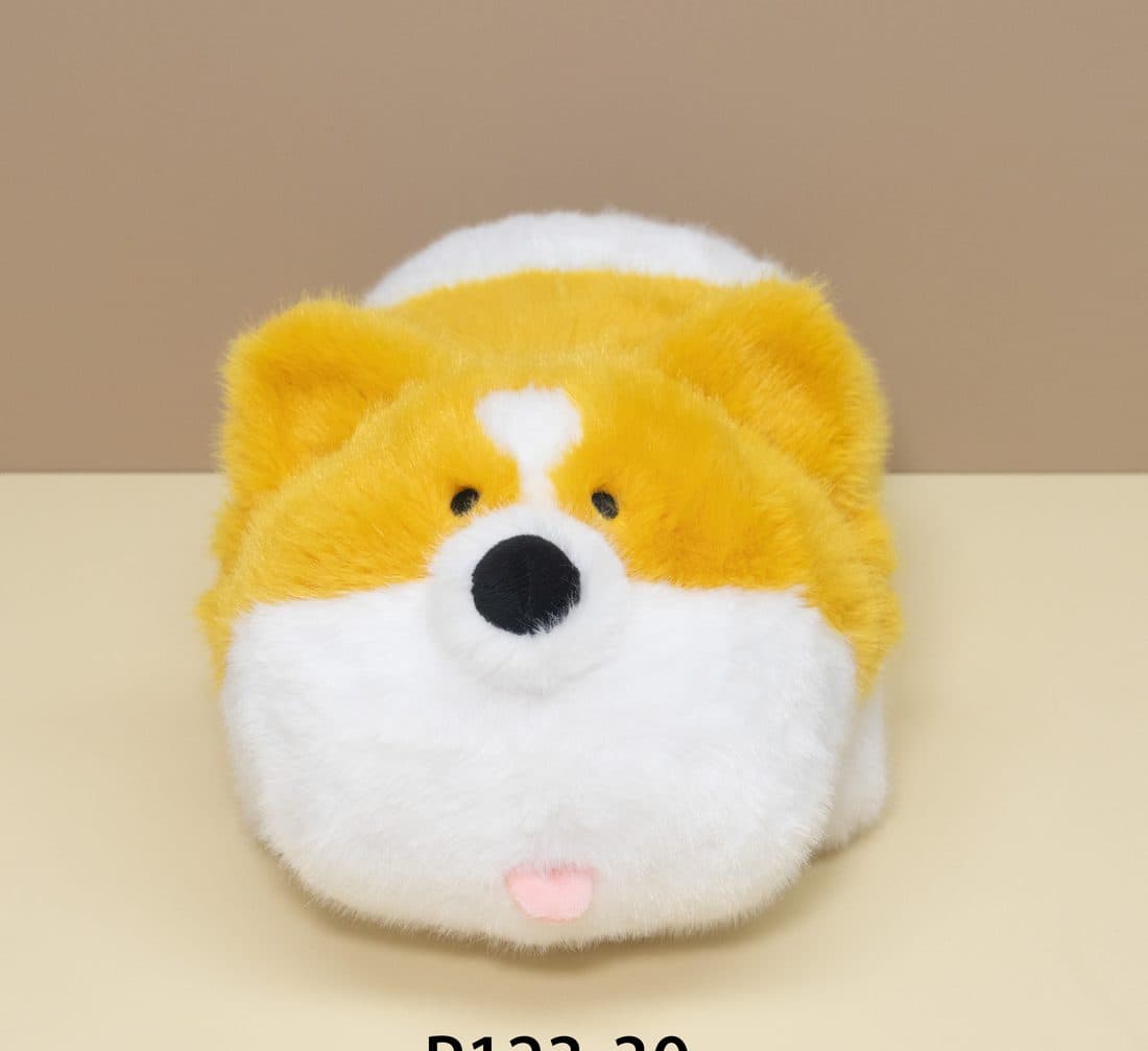 柯基头造型抱枕 — LovelyJoy custom plush toy