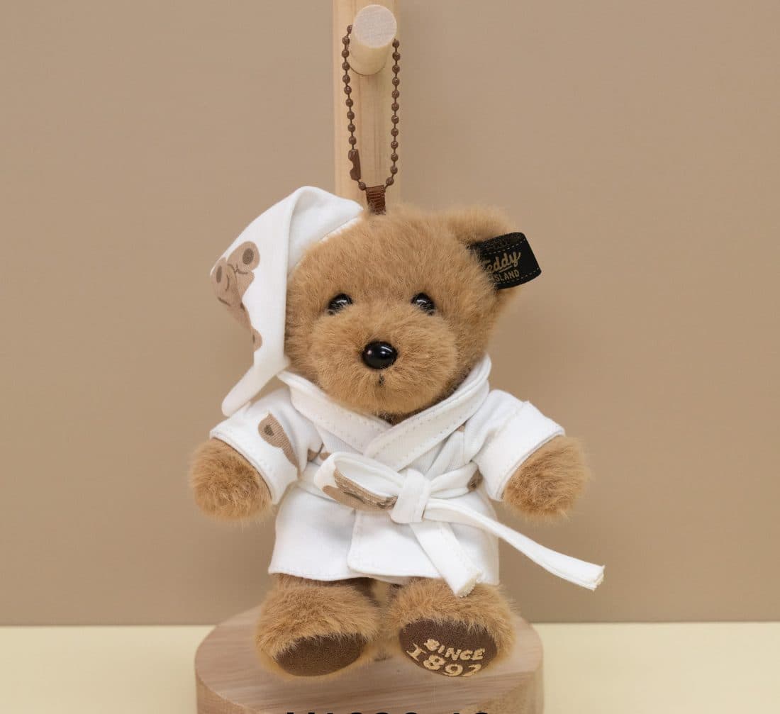 Teddy Island 浴袍小熊挂件 — LovelyJoy custom plush toy