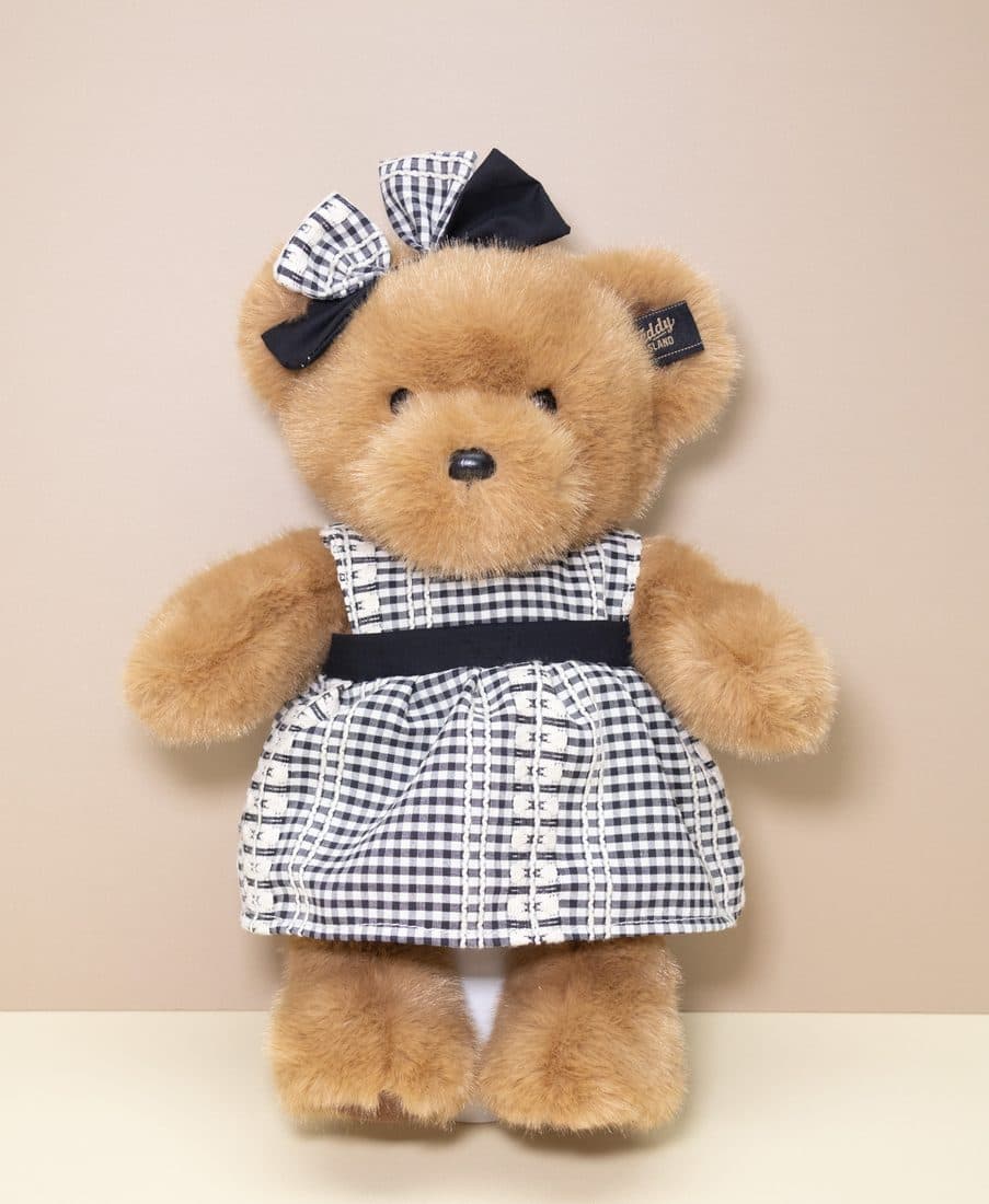 Teddy Island 格纹裙小熊 — LovelyJoy custom plush toy