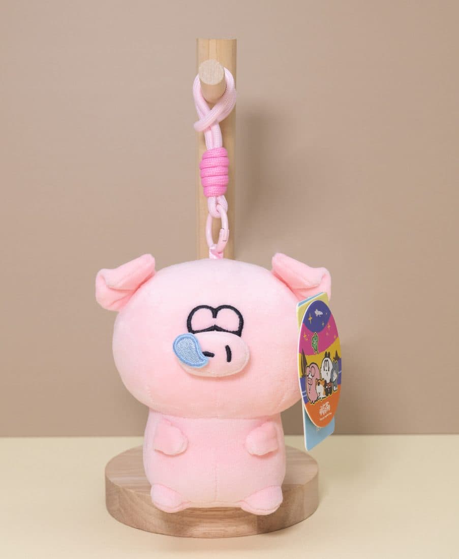 流口水小猪挂件 — LovelyJoy custom plush toy
