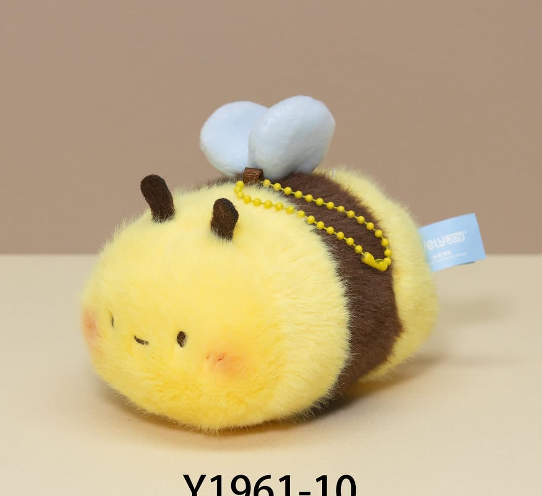 蜜蜂毛绒钥匙扣 — LovelyJoy custom plush toy